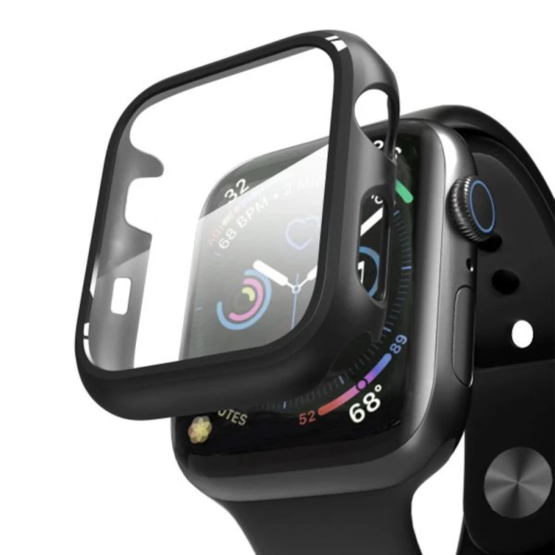 Frame Με Τζαμάκι Προστασίας Για Apple Watch 42mm Μαύρο