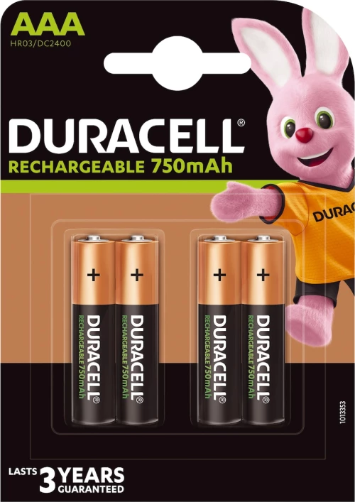 Duracell Rechargeable Aaa Ni-mh 750mah (4τμχ)