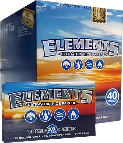 Elements Χαρτάκια - 300's - 1¼ 40τεμ.