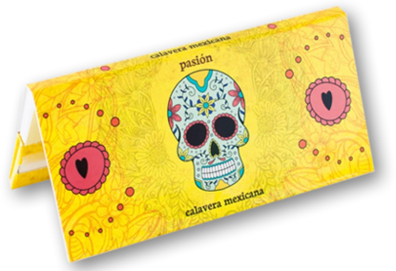 Snail Χαρτάκια - Mexican Sugar Skull Κίτρινο - Pasion | Το Πάθος
