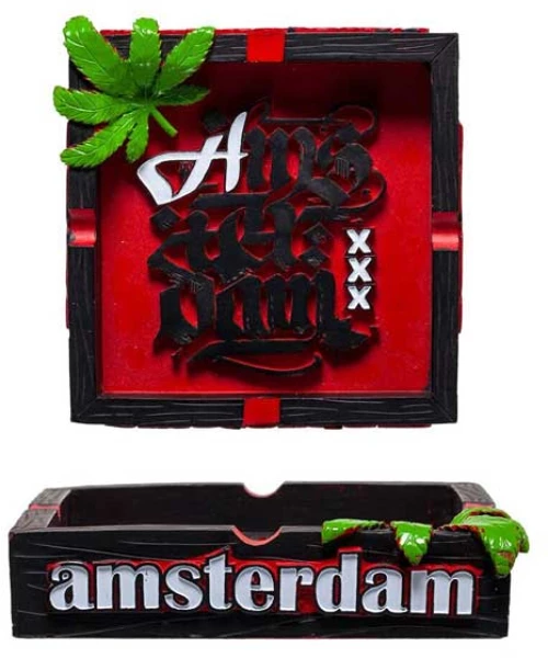 Τασάκι - Amsterdam Logo 02 - 11x11cm