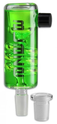 Γυάλινο Pre-cooler Spiral Cooling Liquid SG14/19 (Πράσινο)