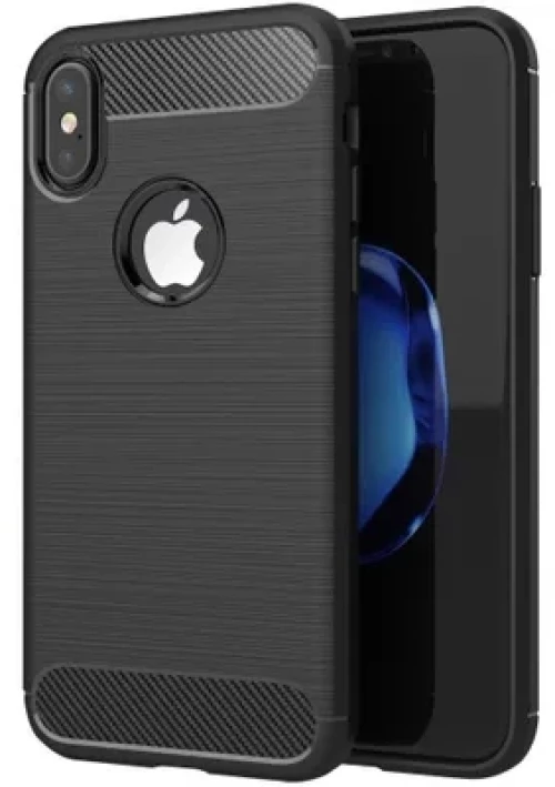 Carbon Θήκη Forcell Για Apple Iphone Xs Max (μαύρη)