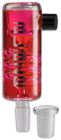 Γυάλινο Pre-cooler Spiral Cooling Liquid - Κόκκινο Sg14/19