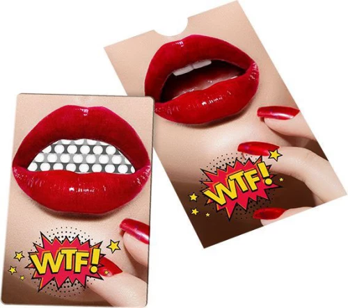 V-syndicate Credit Card Grinder Σχέδιο Lips