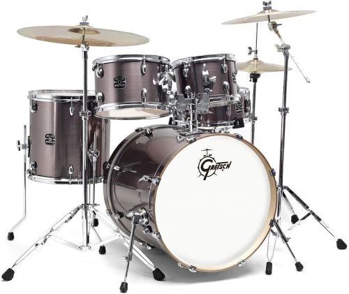 Gretsch Energy 5-piece Set, 20" Bass - Grey Steel