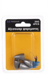 Βαρίδια Αλιείας - 40gr - 2pcs - 30142