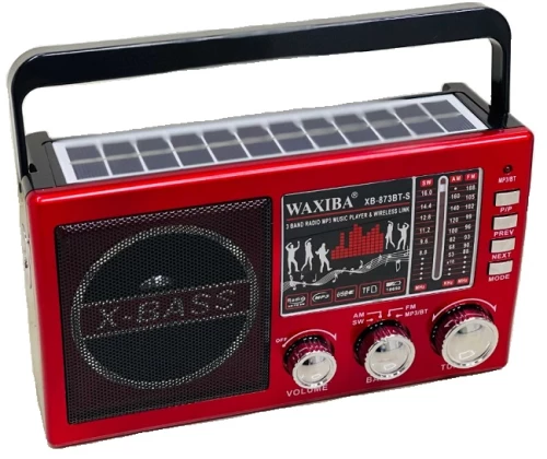 Επαναφορτιζόμενο Ραδιόφωνο - Xb-873bt-s - 219211 - Red
