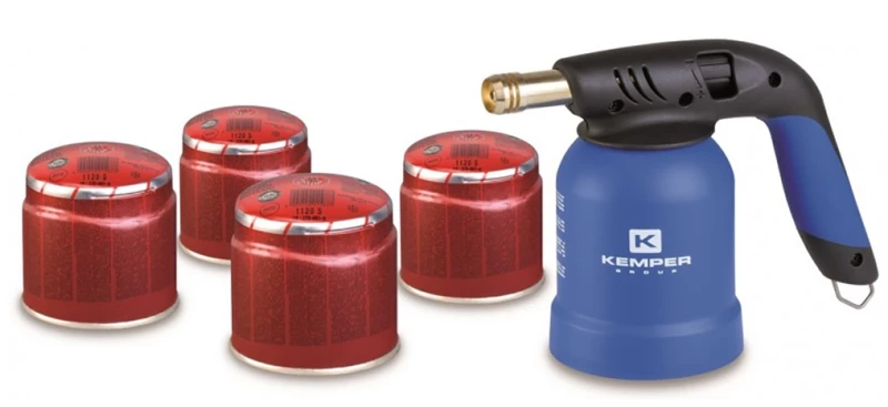 Kemper Φλογιστρο Tornado Ke2018 Με 4 Γκαζακια 1120s2 Kemper Ke-ke2018sets2
