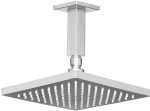 Almar E044043+r50812 Inox Finish - Κεφαλή Ντους Με Βραχίονα Οροφης