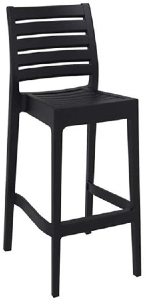 Ares Σκαμπο Μπαρ75εκ. Black Πολ/νιου