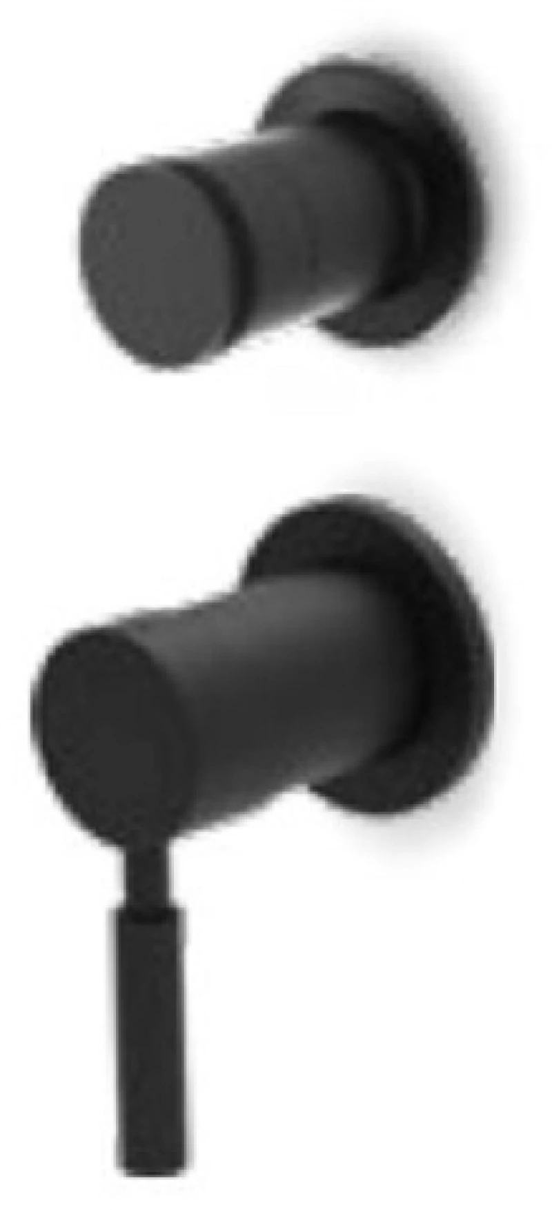 La Torre New Tech 34374 Black Matt - Μίκτης Εντοιχισμού Με Εκτροπεα 2 Εξόδων