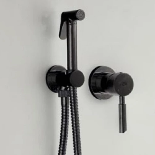 La Torre Flush Mix 12211 Black Brushed - Σύστημα Μπιντέ Για Ζεστό & Κρύο Νερό