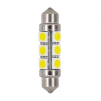 Lampa Λαμπάκια Πλαφονιέρας 24-30v Sv8,5-8 10x41mm 216lm Hyper-led (διπλής Πολικότητας) Blister 2τεμ L9827.3