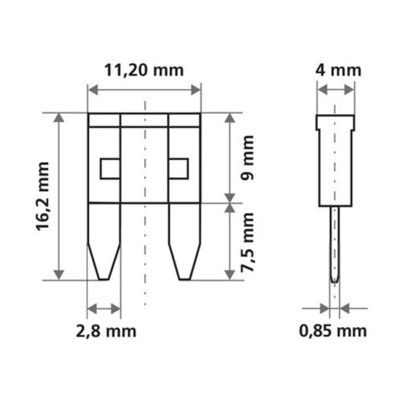 Lampa Ασφάλειες Mίνι 30a 12/24v Smart-led 6τεμ. 7019.5-lm