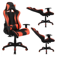Καρεκλα Γραφειου Gaming Hm1062.01 Speed Μαυρο Κοκκινο Pu 68,5 X 71,5 X 133,5 Εκ.