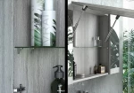 Drop Magnolia S100 Rock Oak - Πάγκος Με Νιπτήρα & Καθρέπτη