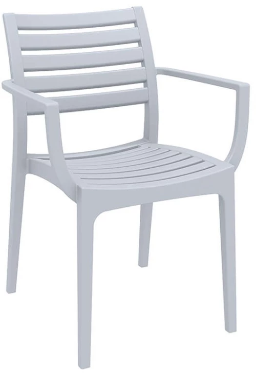 Artemis Silver Grey Πολυθρονα Πολ/νιου