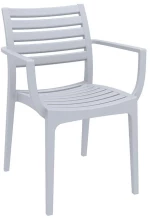 Artemis Silver Grey Πολυθρονα Πολ/νιου