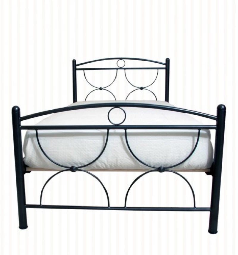 Μεταλλικό Κρεβάτι Metal Casa Χίος Καφέ 150 X 200