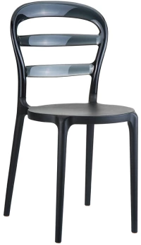 Bibi Black/black Transp.καρεκλα
