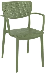 Loft Olive Green Πολυθρονα Πολ/νιου