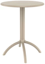 Octopus Φ60χ75εκ.dove Grey Τραπεζι Πολ/νιου