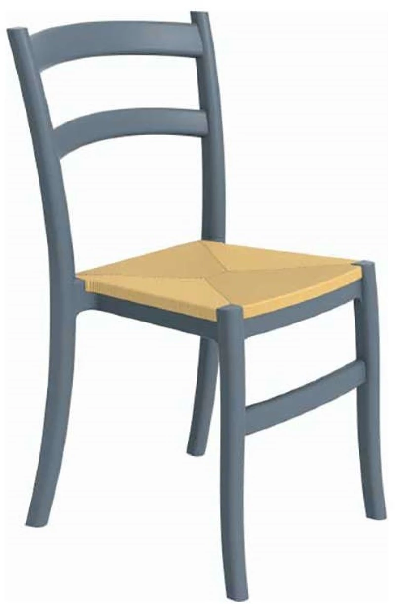 Tiffany S Dark Grey Καρεκλα Πολ/νιου 45χ51χ85εκ.
