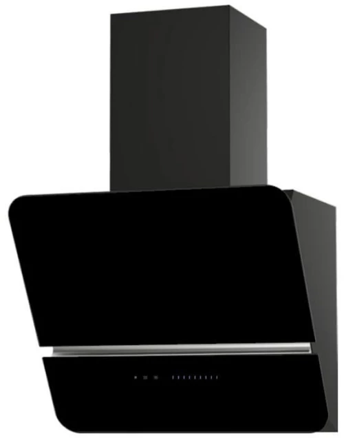 Karag Cgw 230w Επίτοιχη Καμινάδα Κουζίνας Με Μαύρο Κρύσταλλο 600mm