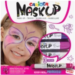 Βαφεσ Προσωπου 3τεμ Carioca Maskup Μωβ-ροζ-λευκο Carioca 43049
