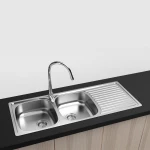Karag Inox Νεροχύτης Κουζίνας Διπλός Bl 933
