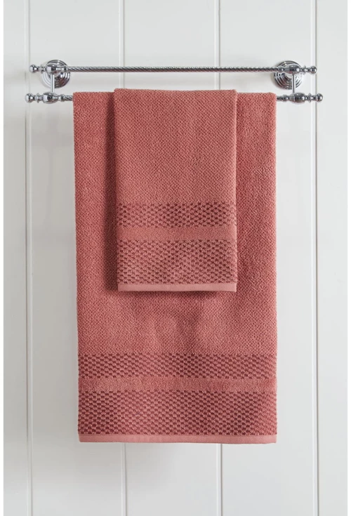 191792 Πετσετα Προσωπου Art 3228 50x90 Κοκκινο Beauty Home