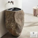 Fossil Vero Riverstone Rp90 Black - Επιδαπεδιος Πετρινος Νιπτηρας