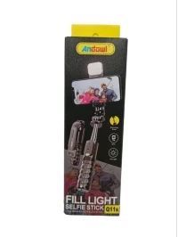 Mini Selfie Stick Andowl Με Ενσωματωμενο Φωσ Q11s