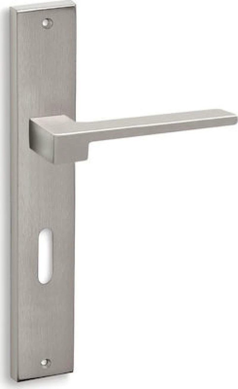 Convex 1535 Ματ Νίκελ Πόμολο Μεσόπορτας - Πλάκα 72mm(ζεύγος)