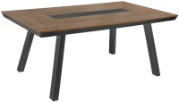 Τραπεζι Αλουμινιου Taber Με Polywood 200x94 Γκρι Hm5131.12