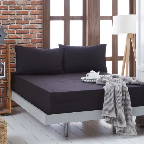 211060 Σεντονι King Size Μονοχρωμο Art 1999 265x270 Μαυρο Beauty Home