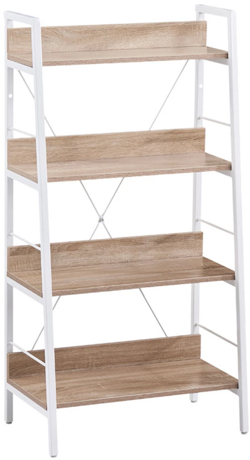 214022 One Step Up Βιβλιοθηκη 4ραφια Sonoma Λευκο 60x35xh117cm