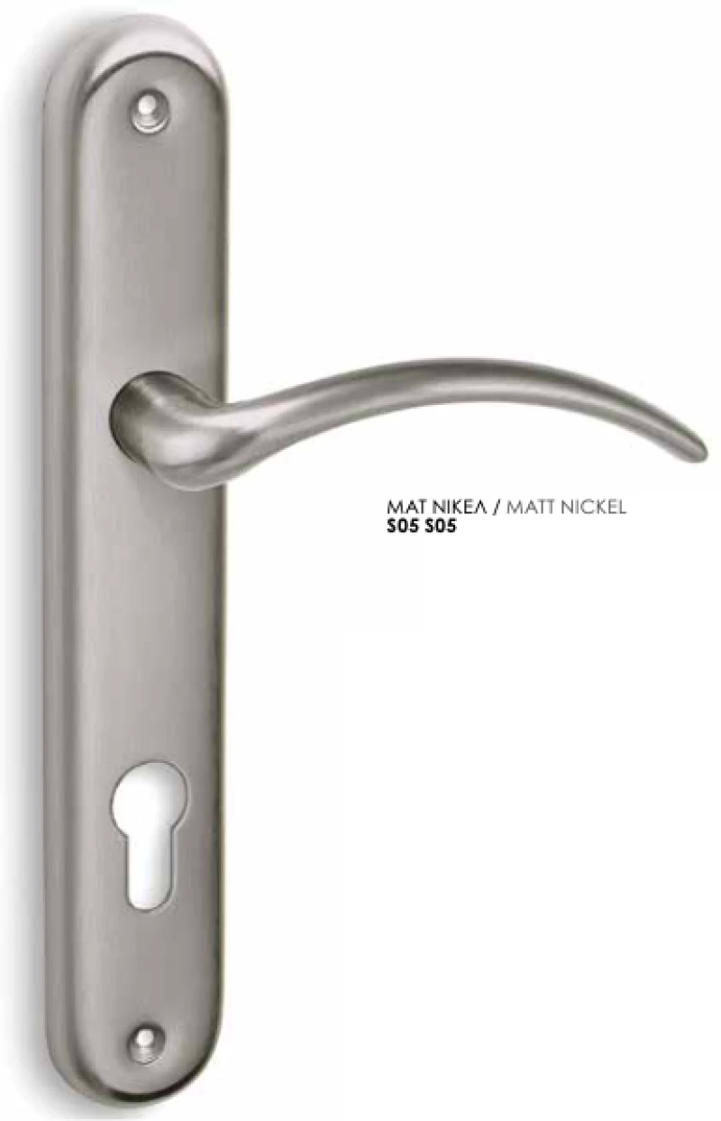Conset C795 Ματ Νίκελ Πόμολο Μεσόπορτας-πλάκα 90mm(ζεύγος)