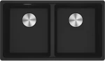 Franke Maris Bowl Mrg 620-35-35 Matt Black Γρανιτένιος Νεροχύτης 60cm