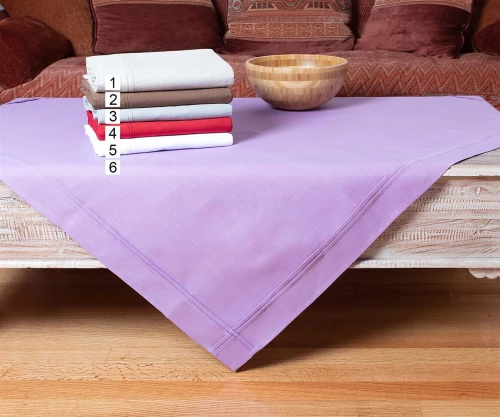 Τραπεζομάντηλα (140cm X 180cm) Πιέτα Μωβ - -