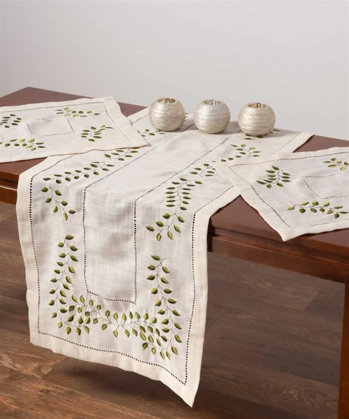 Τραπεζομάντηλα ( 140cm X 180cm) 3279 Εκρού - -