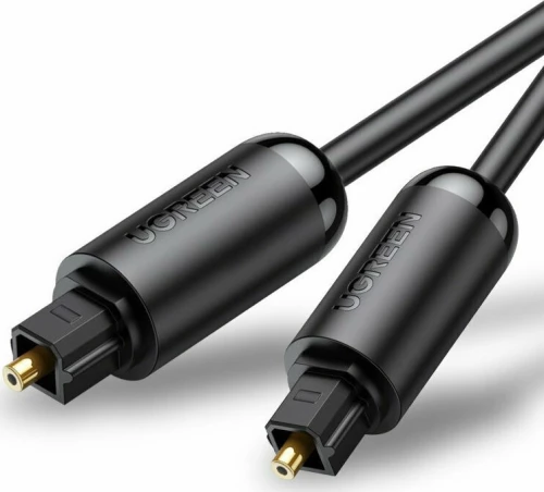 Καλώδιο Ugreen Av122 Toslink Audio Optical Cable Aluminum Braided 2m Μαύρο 70892