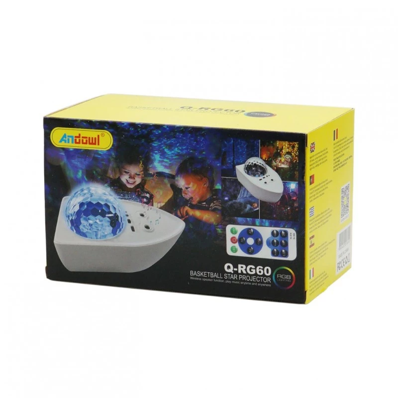Διακοσμητικο Φωτιστικο Star Projector Andowl Q-rg60
