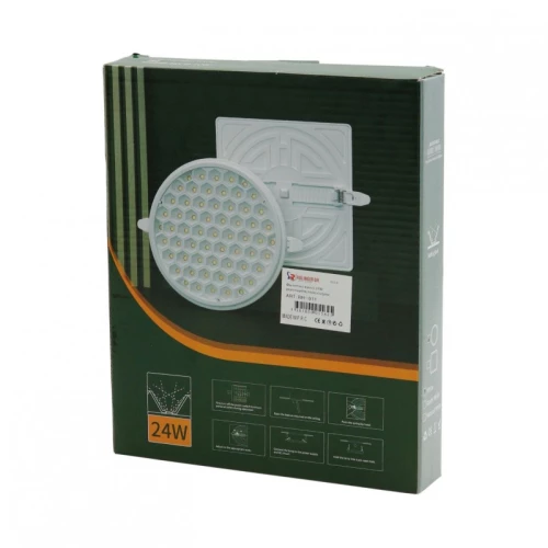 Led Πανελ 24w Με Τροφοδοτικο Ty-rh-011