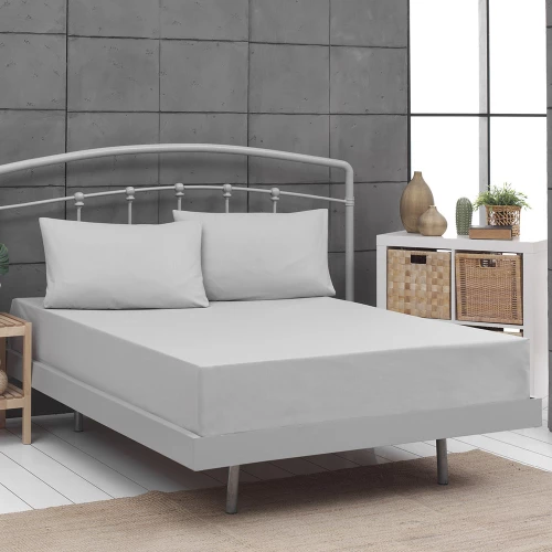 211057 Σεντονι King Size Μονοχρωμο Art 1999 265x270 Γκρι Beauty Home