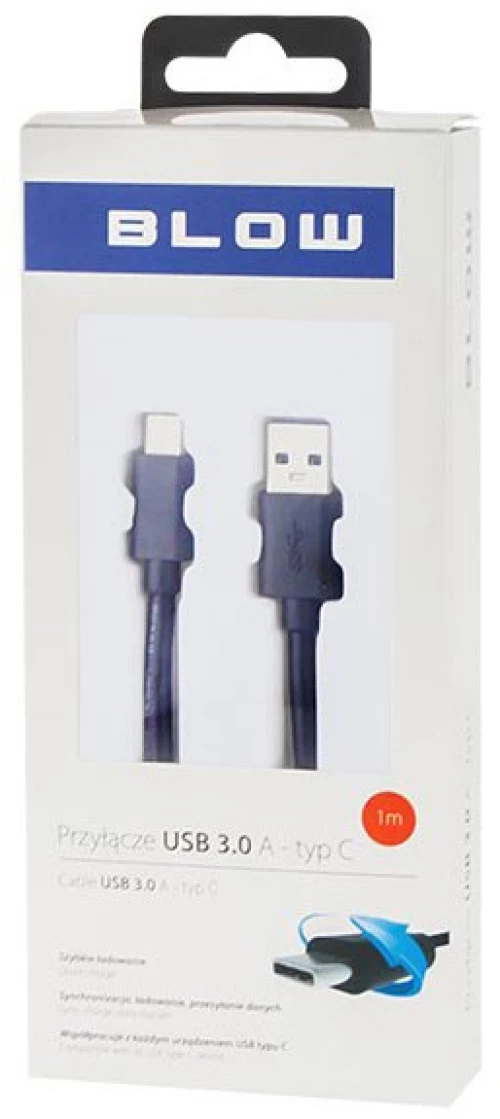 Καλώδιο Usb 3.0 A - Type C 1m Μαύρο
