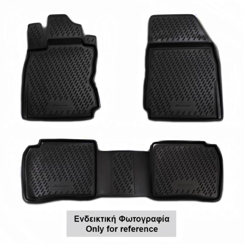 Novline Kia Rio 06/2017> Πατακια Μαρκε Λαστιχο Σκαφακια (μαυρο) - 4 Τεμ. Element3d2563210/nv