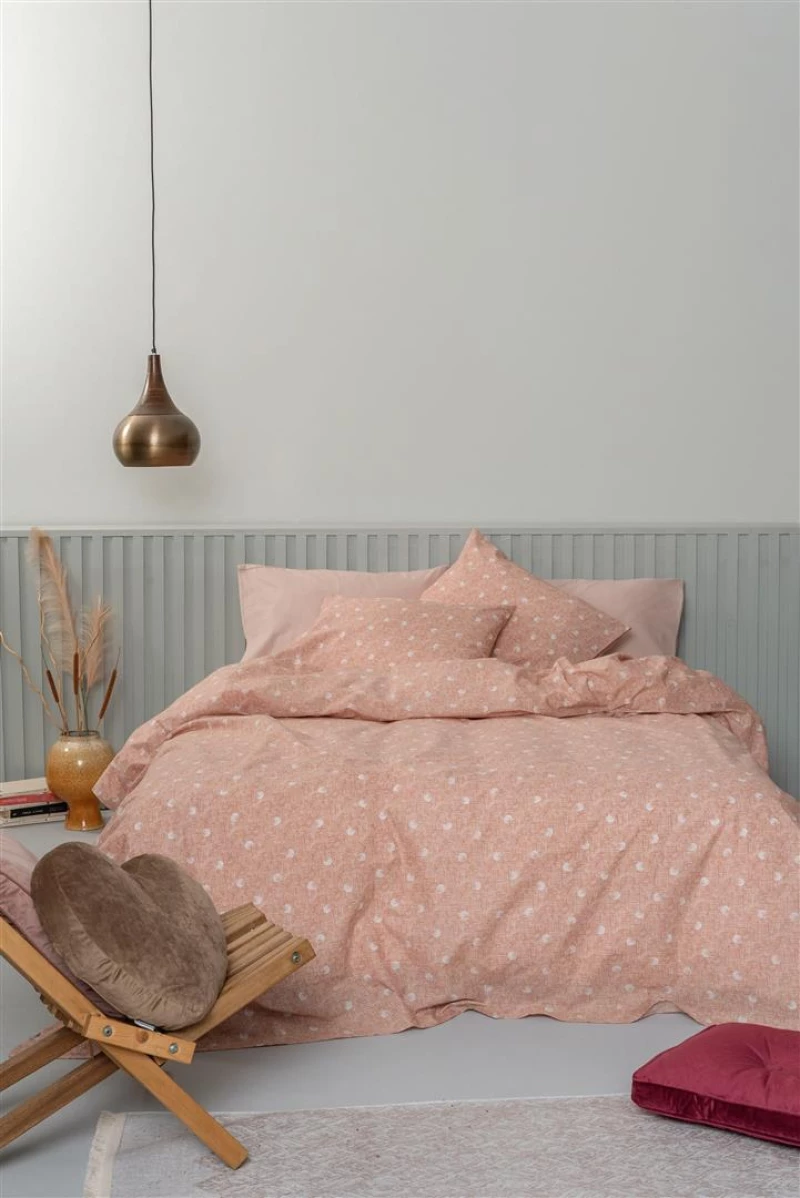 Παπλωματοθήκη Σετ Palamaiki Luminous Collection Fleck Tan - Μονή 170x240