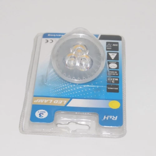 Led Λαμπα Gu10/3w/3000k 0728
